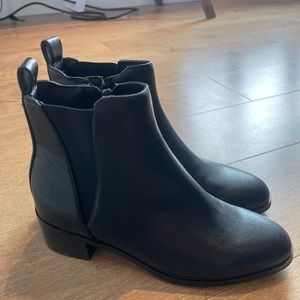 Brand new black booties